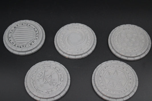 Tabletop Terrain Summoning Circles Dnd RPG Skirmish 28mm