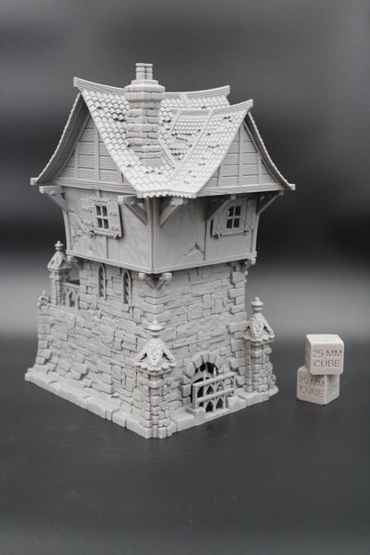 Tabletop Terrain Fantasy Undertaker Sewer House Dnd RPG wargame skirmish 28mm