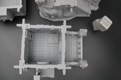 Tabletop Terrain Fantasy Undertaker Sewer House Dnd RPG wargame skirmish 28mm