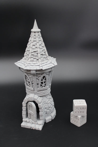 Tabletop Terrain Stylized Tower Whimsical Dnd RPG wargame skirmish 28mm