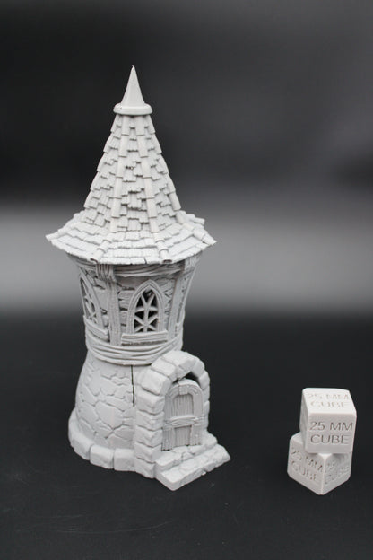 Tabletop Terrain Stylized Tower Whimsical Dnd RPG wargame skirmish 28mm