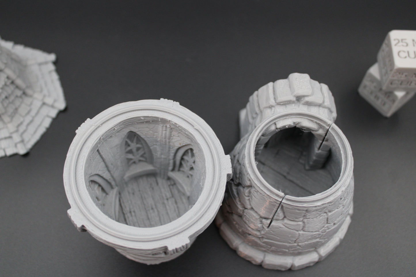 Tabletop Terrain Stylized Tower Whimsical Dnd RPG wargame skirmish 28mm