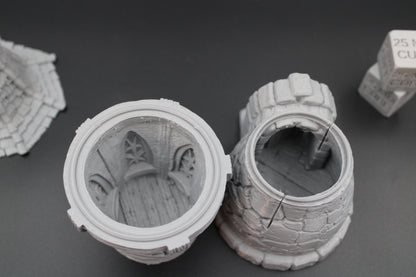 Tabletop Terrain Stylized Tower Whimsical Dnd RPG wargame skirmish 28mm