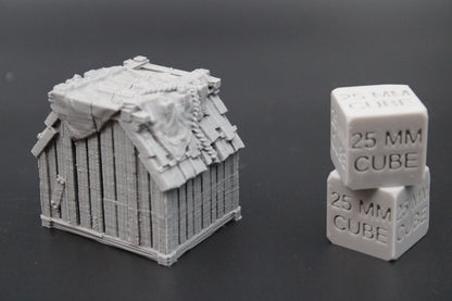 Tabletop Terrain Fantasy Medieval Outhouse Toilet Dnd RPG wargame skirmish 28mm