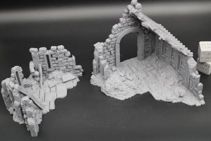 Tabletop Terrain Fantasy Medieval Church Chapel Basilica Ruin Dnd RPG Wargame Skirmish 28mm