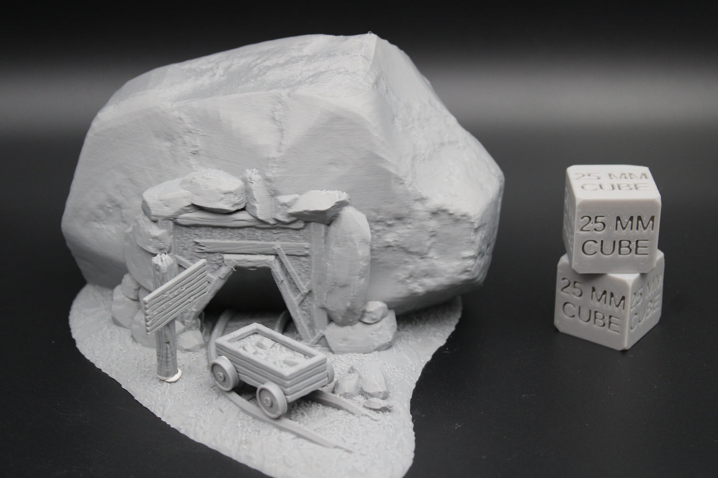 Tabletop Terrain Mine Dungeon Entrance Dnd RPG Skirmish 28mm