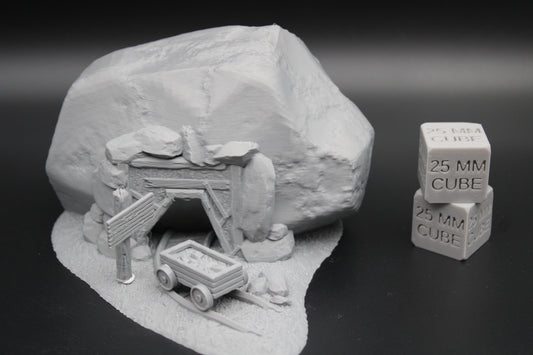 Tabletop Terrain Mine Dungeon Entrance Dnd RPG Skirmish 28mm