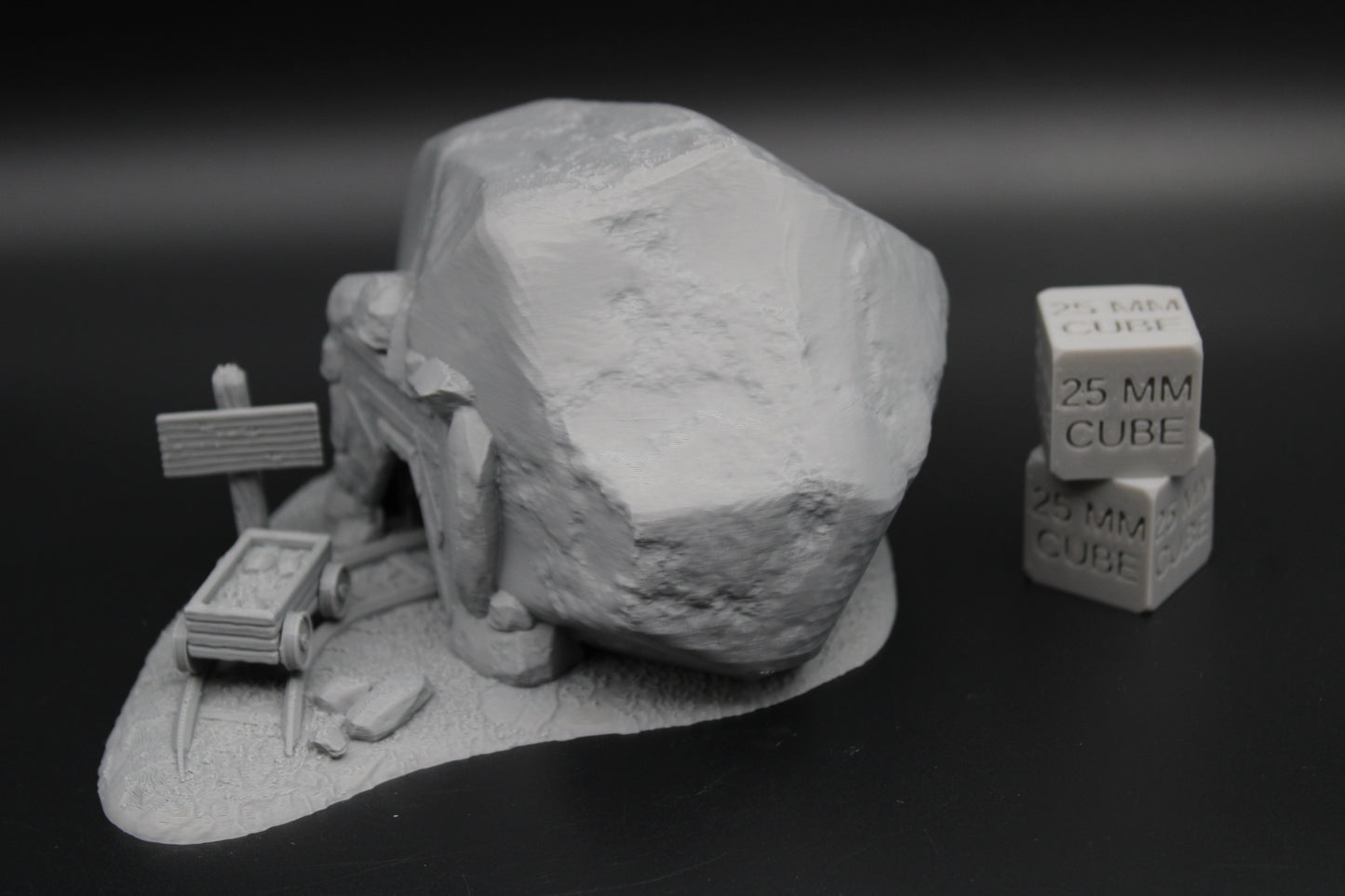 Tabletop Terrain Mine Dungeon Entrance Dnd RPG Skirmish 28mm