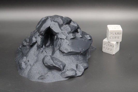 Tabletop Terrain Rock Pile Cave Dungeon Entrance Dnd RPG Skirmish 28mm