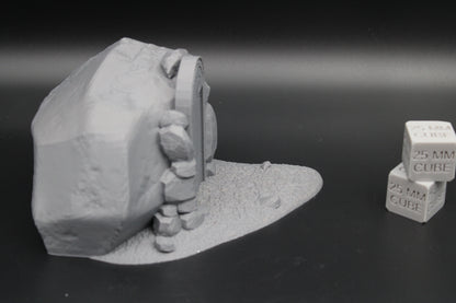 Tabletop Terrain Dwarven Dungeon Entrance Dnd RPG Skirmish 28mm