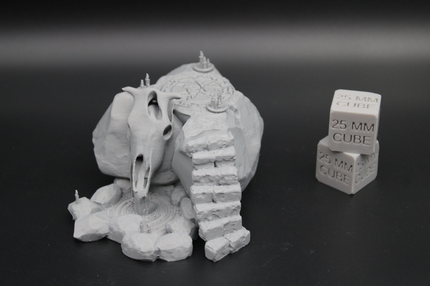 Tabletop Terrain Sacrifice Skull Summon Altar Circle Dnd RPG Skirmish 28mm