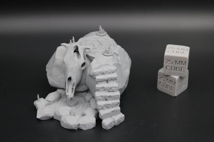 Tabletop Terrain Sacrifice Skull Summon Altar Circle Dnd RPG Skirmish 28mm