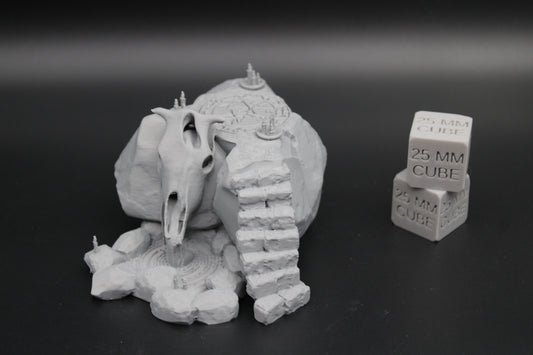 Tabletop Terrain Sacrifice Skull Summon Altar Circle Dnd RPG Skirmish 28mm