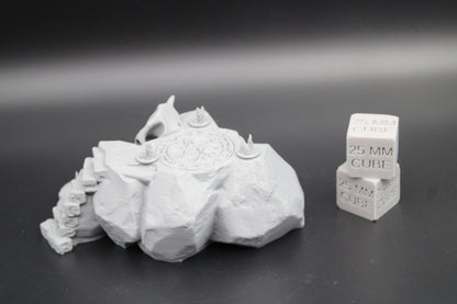 Tabletop Terrain Sacrifice Skull Summon Altar Circle Dnd RPG Skirmish 28mm