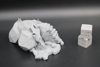 Tabletop Terrain Sacrifice Skull Summon Altar Circle Dnd RPG Skirmish 28mm