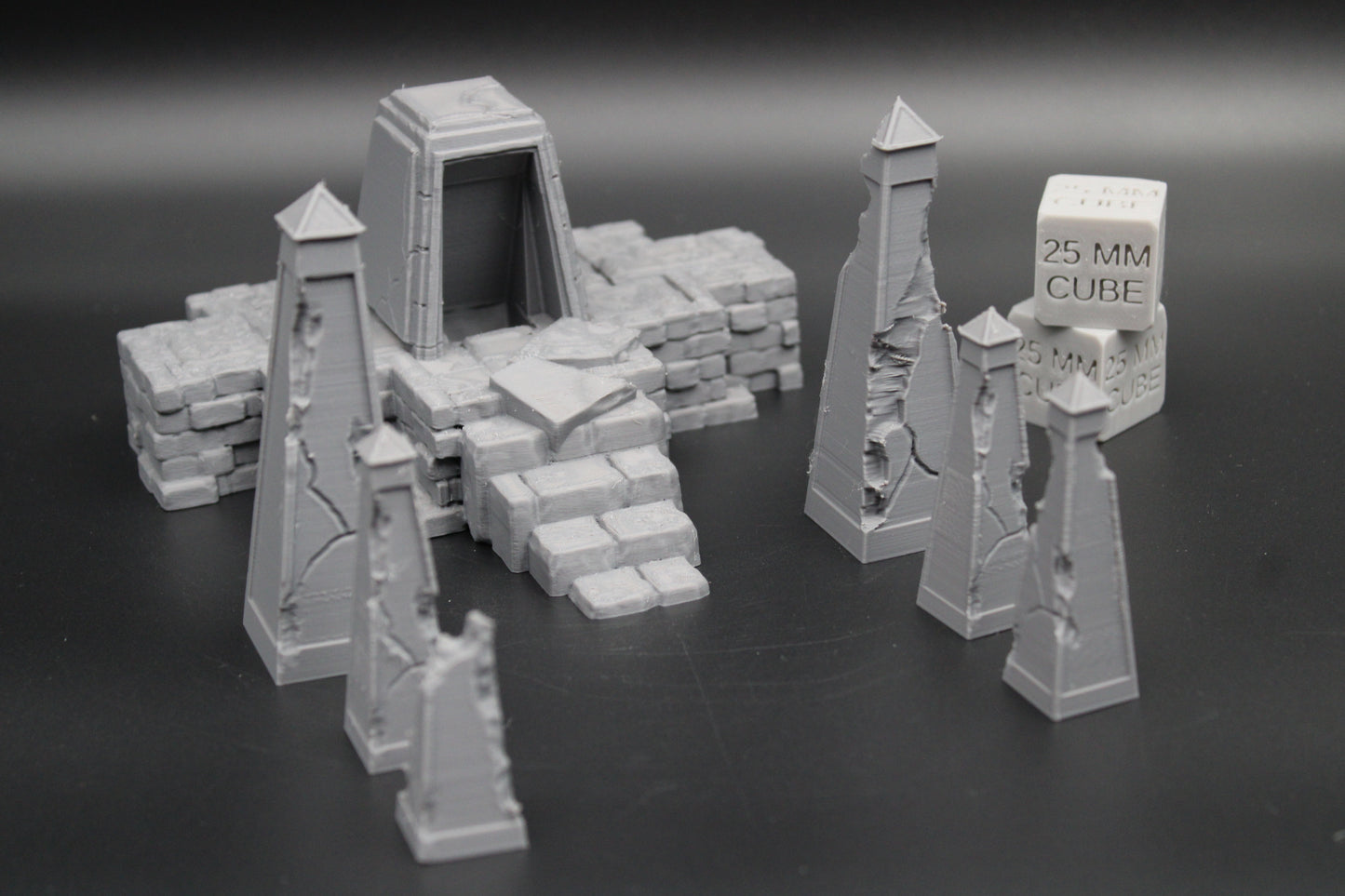 Tabletop Terrain Temple Ruin Dungeon Entrance Dnd RPG Skirmish 28mm