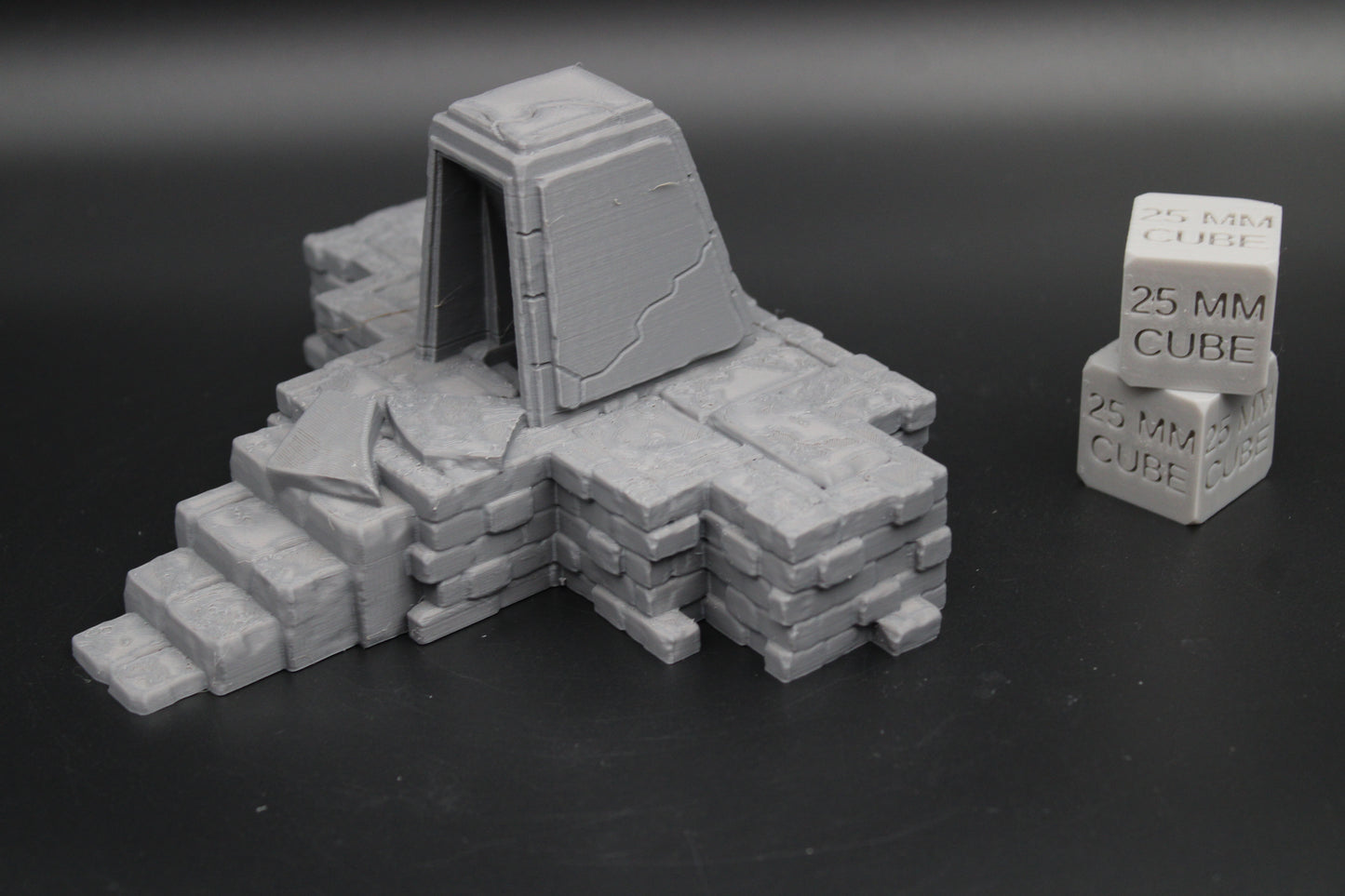 Tabletop Terrain Temple Ruin Dungeon Entrance Dnd RPG Skirmish 28mm