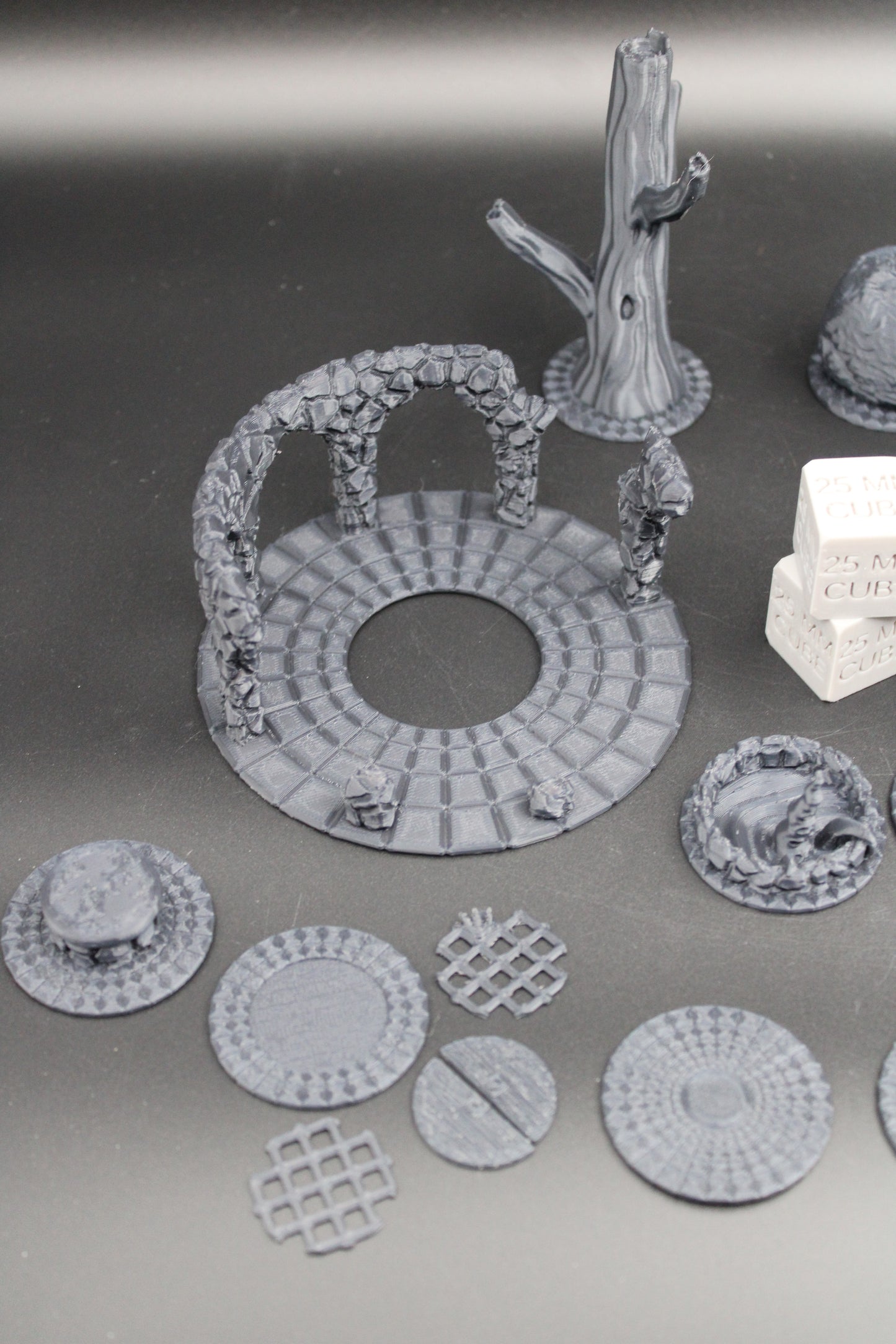 Tabletop Terrain Stone Druid Summon Circle Modular Ruins 28mm skirmish rpg wargame