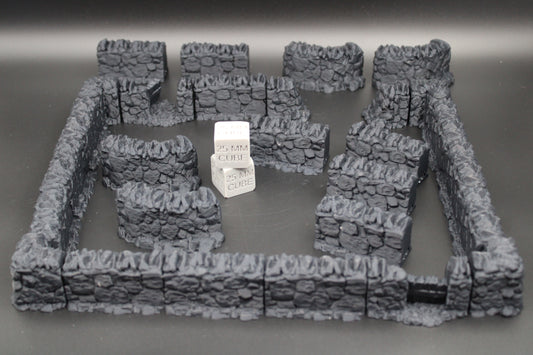 Tabletop Terrain Stone Earth Wall Hedge Fence Viking Germanic Highland Dnd RPG Skirmish