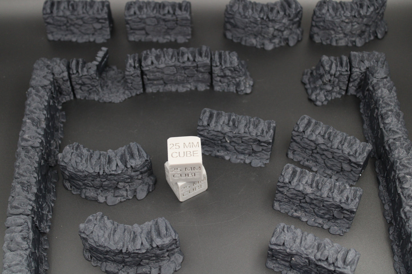 Tabletop Terrain Stone Earth Wall Hedge Fence Viking Germanic Highland Dnd RPG Skirmish
