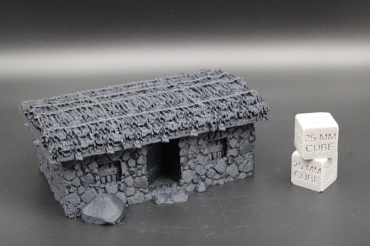 Tabletop Terrain Stone Earth Chieftains Hut Viking Germanic Highland Dnd RPG Skirmish
