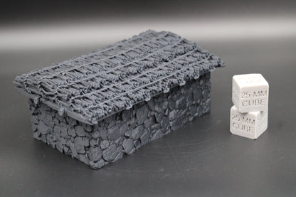 Tabletop Terrain Stone Earth Chieftains Hut Viking Germanic Highland Dnd RPG Skirmish