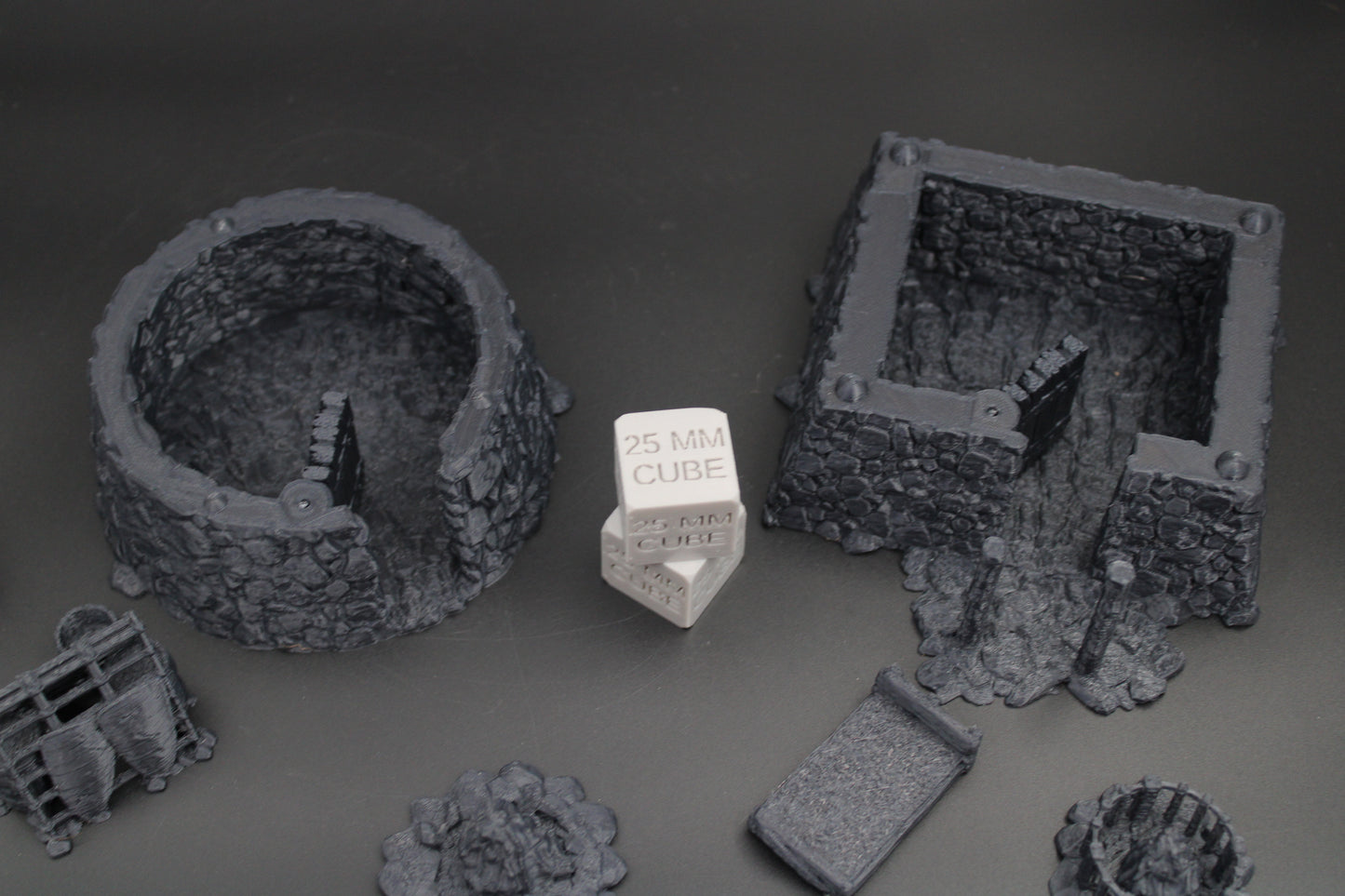 Tabletop Terrain Stone Earth Village Huts Viking Germanic Highland Dnd RPG Skirmish