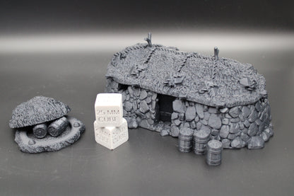 Tabletop Terrain Stone Earth Livestock Barn Viking Germanic Highland Dnd RPG Skirmish