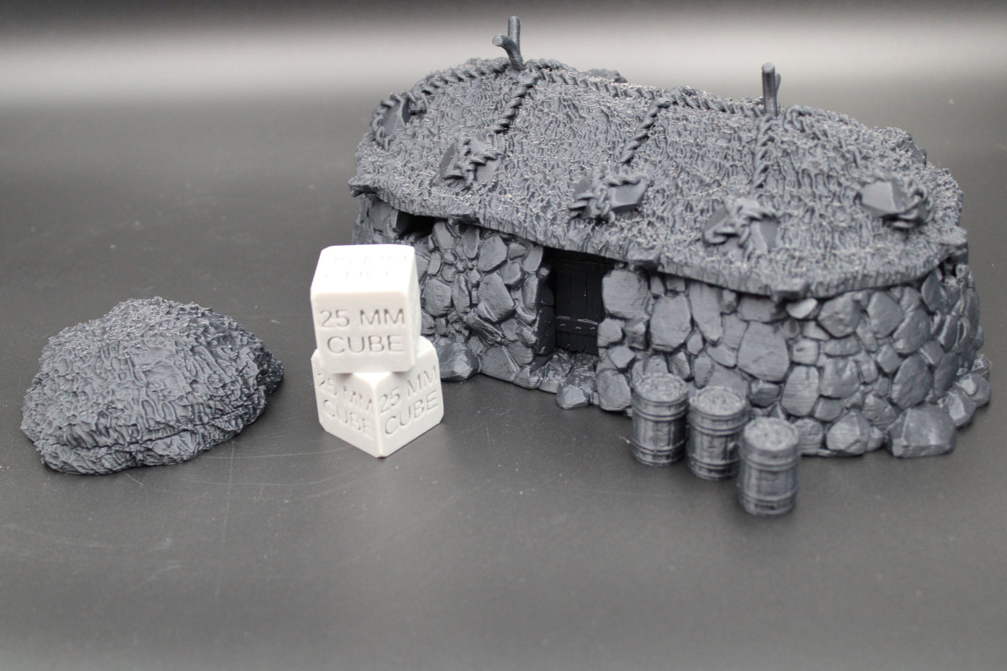 Tabletop Terrain Stone Earth Livestock Barn Viking Germanic Highland Dnd RPG Skirmish