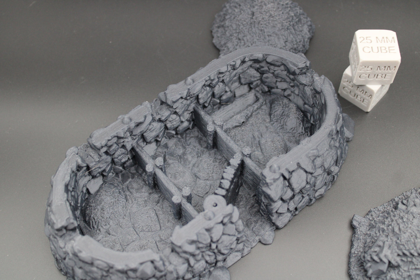 Tabletop Terrain Stone Earth Livestock Barn Viking Germanic Highland Dnd RPG Skirmish