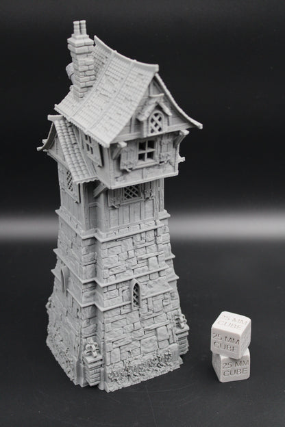 Tabletop Terrain Fantasy Astromancer Wizard Tower Dnd RPG wargame skirmish 28mm