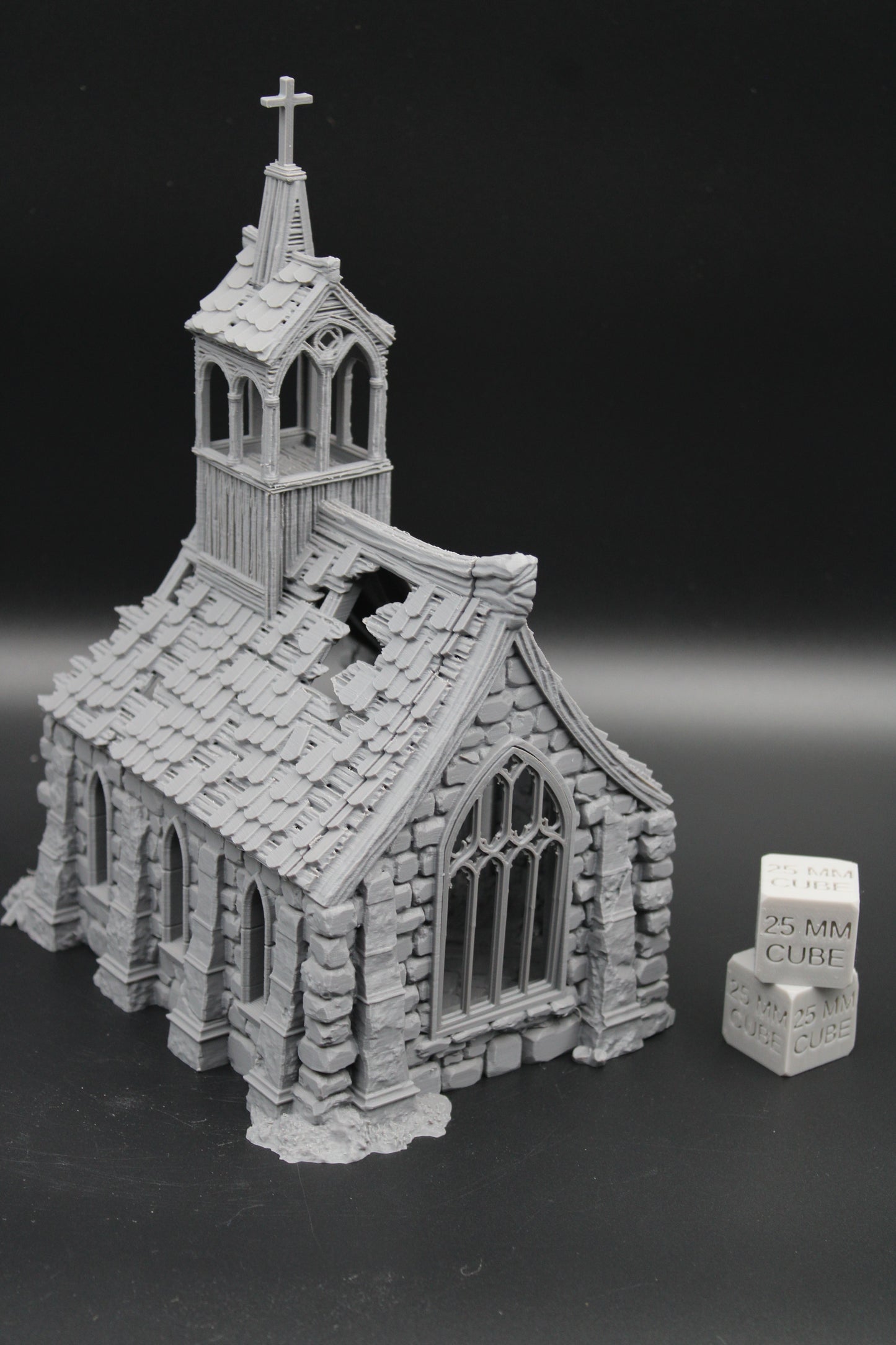 Tabletop Terrain Fantasy Bell Tower Church Basilica Ruin Dnd RPG Wargame Skirmish 28