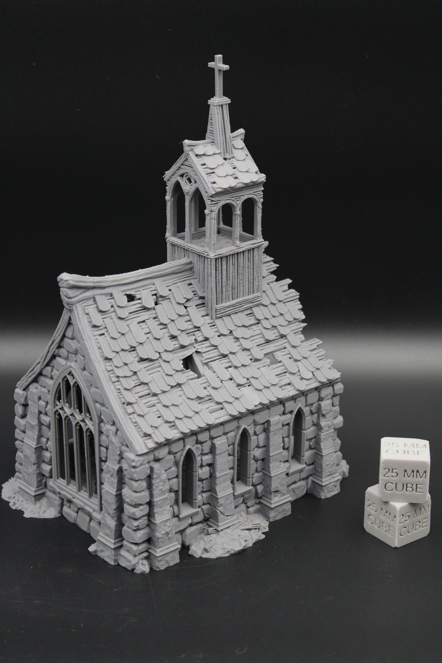 Tabletop Terrain Fantasy Bell Tower Church Basilica Ruin Dnd RPG Wargame Skirmish 28