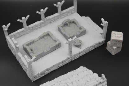 Tabletop Terrain Wash House Dnd RPG wargame skirmish 28mm