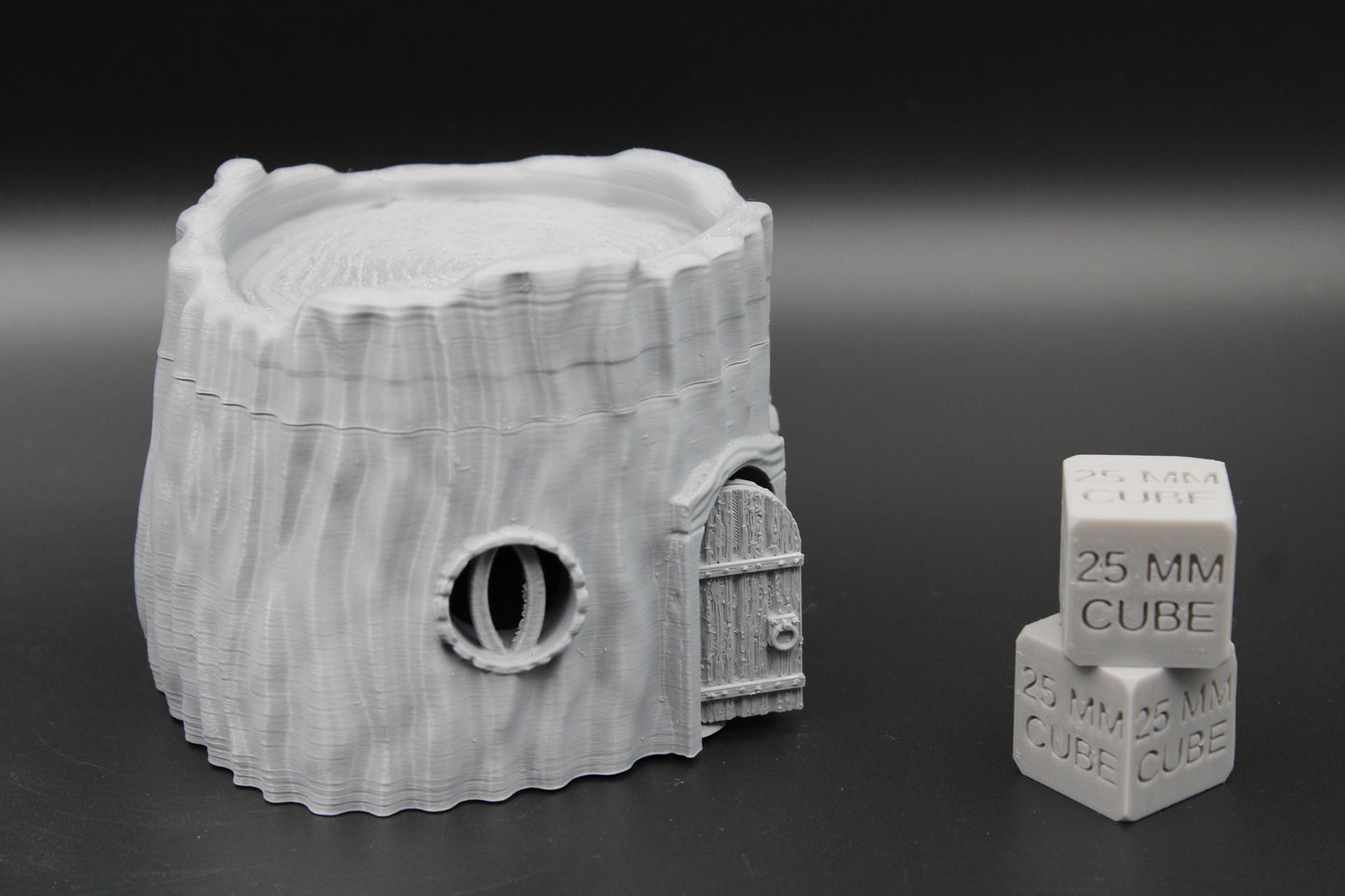 Tabletop Terrain Tree Stump House 28mm skirmish rpg wargame