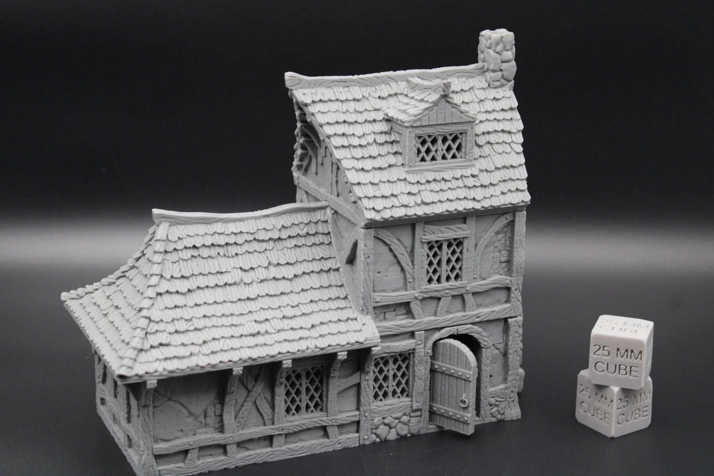 Tabletop Terrain Cottage House 2 Story Dnd RPG wargame skirmish 28mm