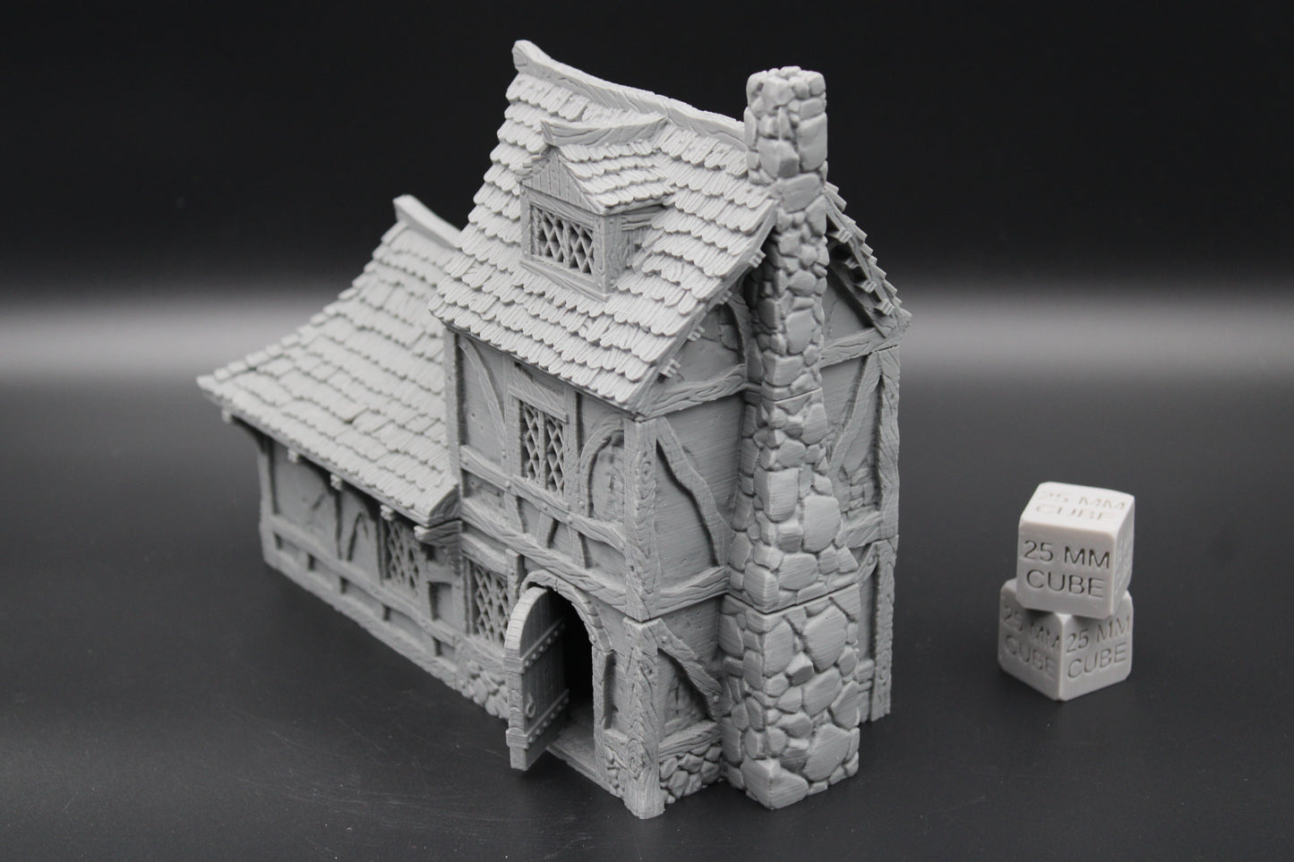 Tabletop Terrain Cottage House 2 Story Dnd RPG wargame skirmish 28mm