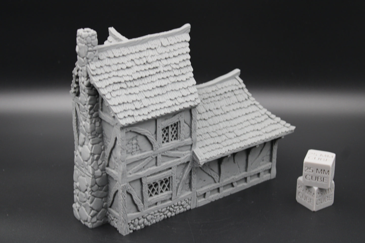Tabletop Terrain Cottage House 2 Story Dnd RPG wargame skirmish 28mm