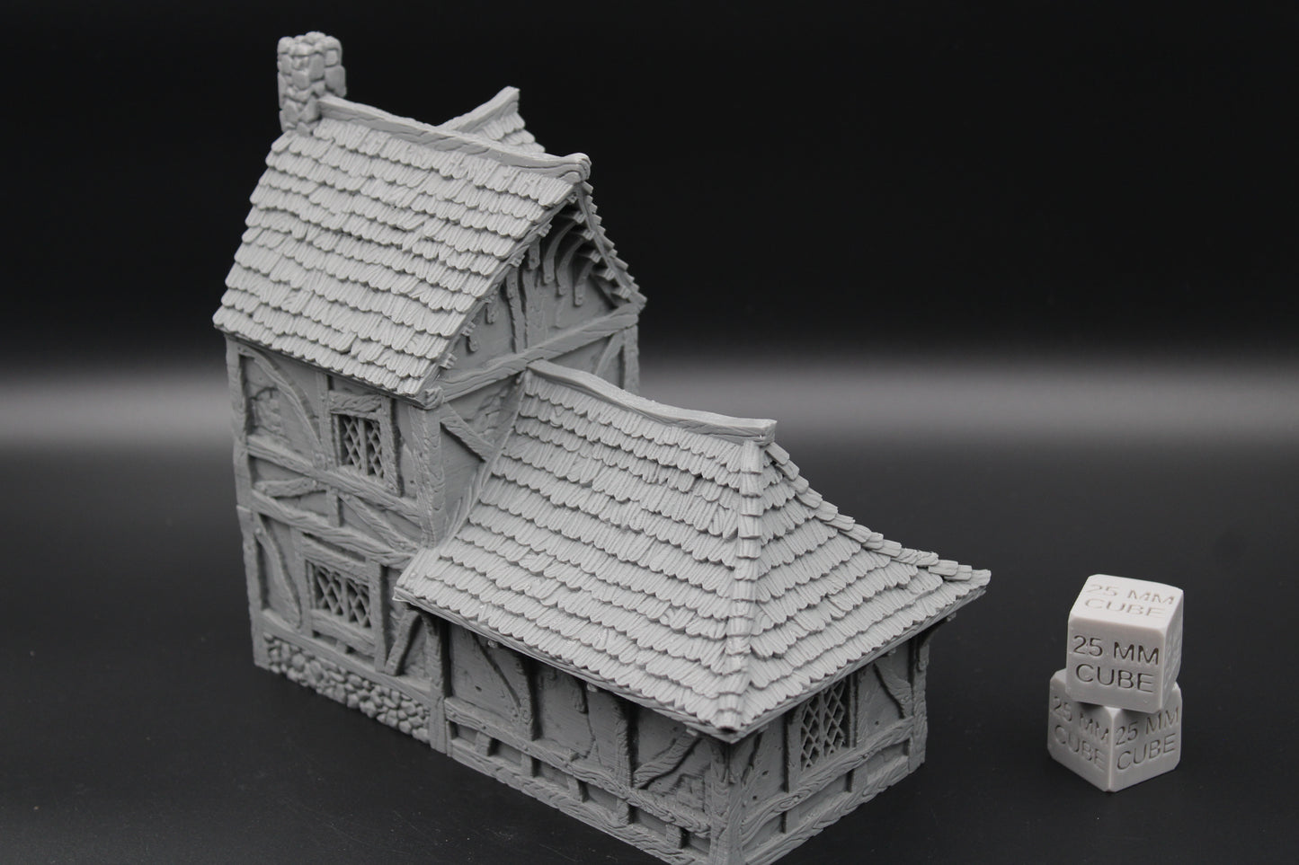 Tabletop Terrain Cottage House 2 Story Dnd RPG wargame skirmish 28mm