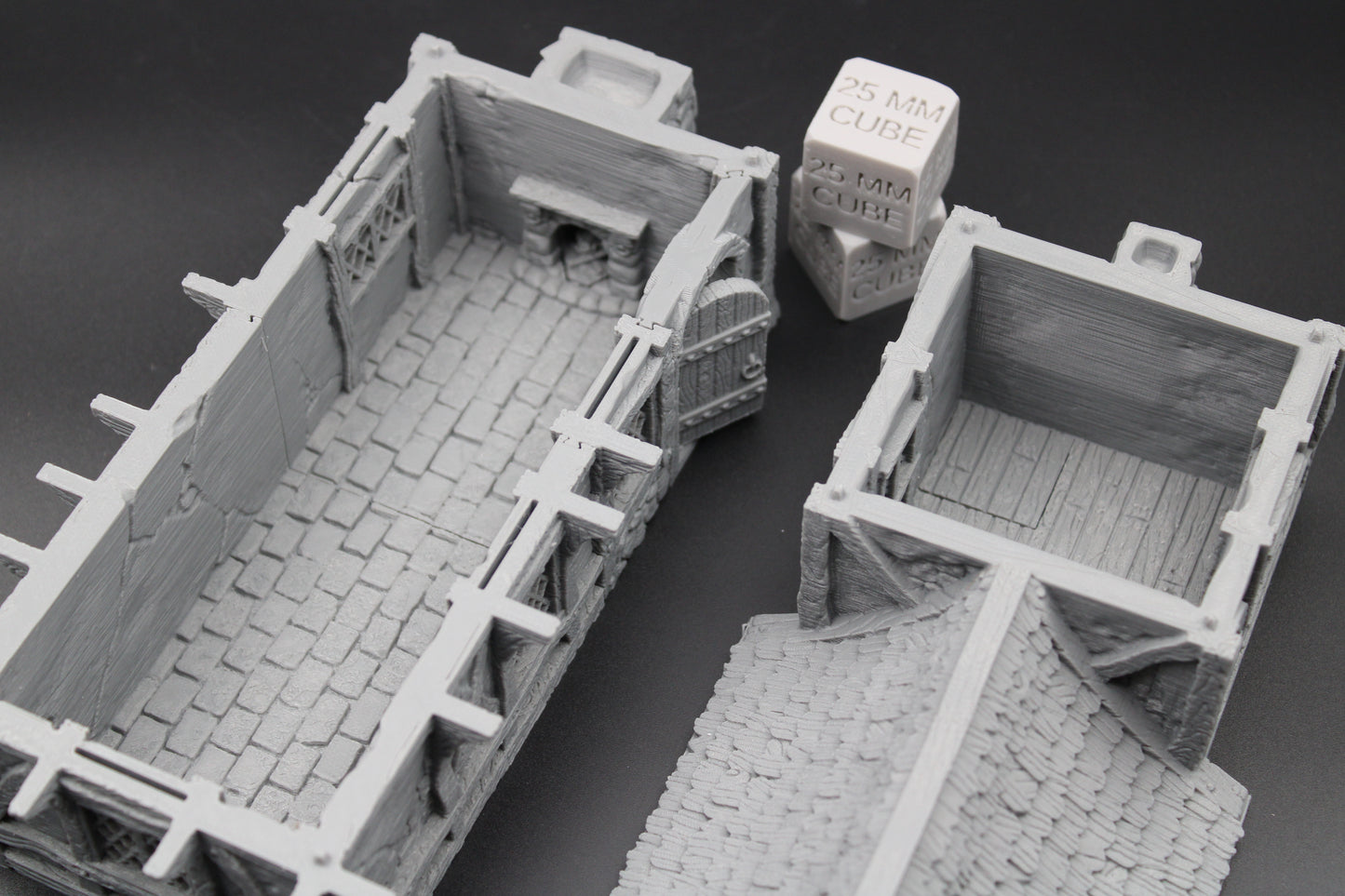Tabletop Terrain Cottage House 2 Story Dnd RPG wargame skirmish 28mm