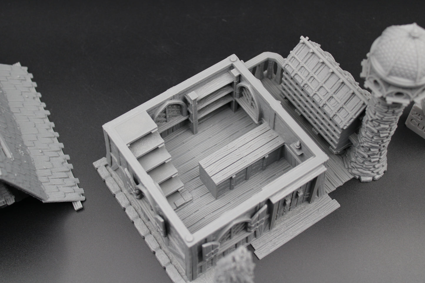 Tabletop Terrain Bird Pigeon Post Office Dnd RPG Wargame Skirmish 28mm