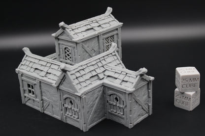 Tabletop Terrain Plaster Cob House 4of19 Town City Dnd RPG wargame skirmish 28mm
