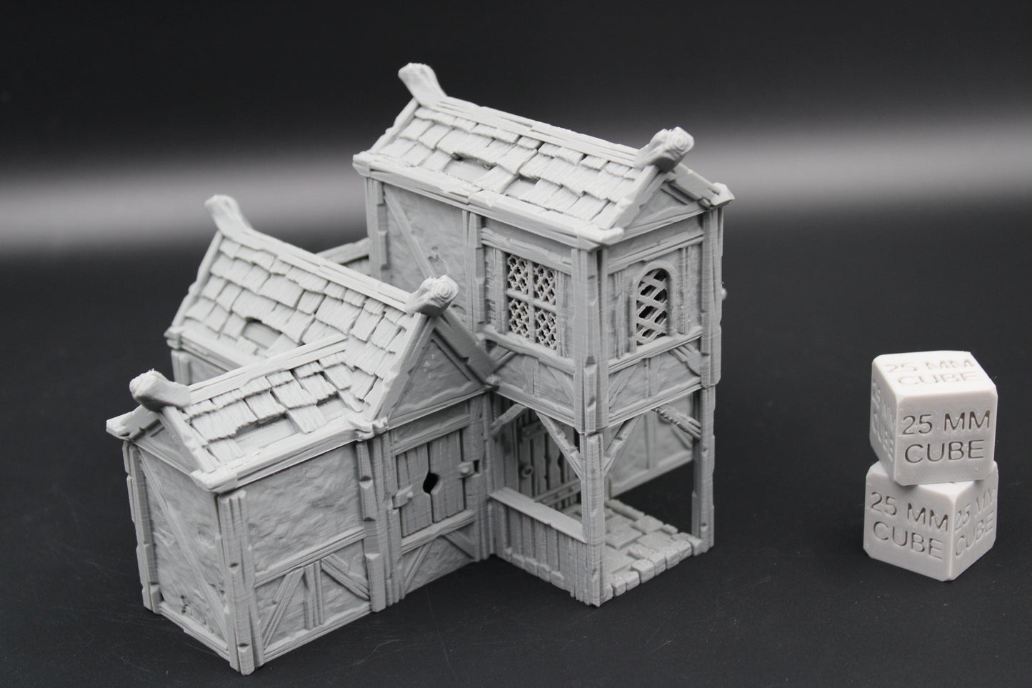 Tabletop Terrain Plaster Cob House 4of19 Town City Dnd RPG wargame skirmish 28mm