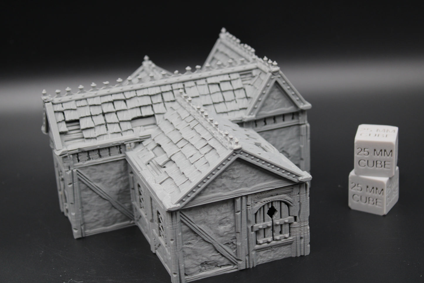 Tabletop Terrain Plaster Cob House 1of19 Town City Dnd RPG wargame skirmish 32mm