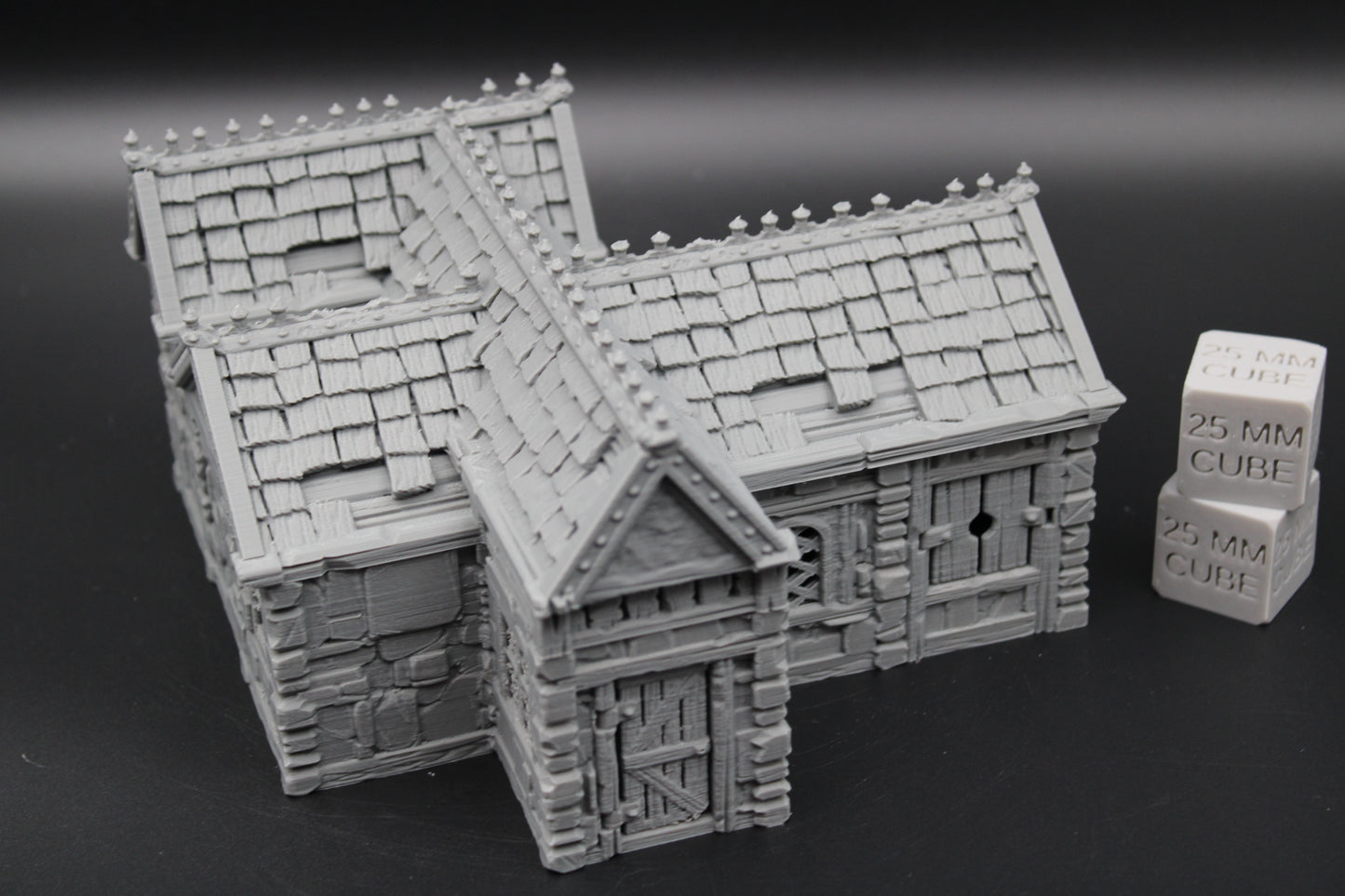 Tabletop Terrain Stone House 1of19 Town City Dnd RPG wargame skirmish 32mm