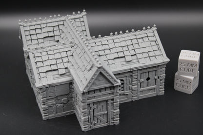 Tabletop Terrain Stone House 1of19 Town City Dnd RPG wargame skirmish 32mm