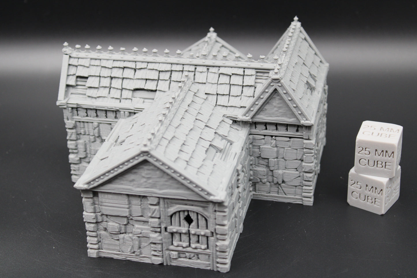 Tabletop Terrain Stone House 1of19 Town City Dnd RPG wargame skirmish 32mm