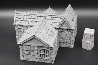 Tabletop Terrain Stone House 1of19 Town City Dnd RPG wargame skirmish 32mm