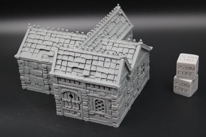 Tabletop Terrain Stone House 1of19 Town City Dnd RPG wargame skirmish 32mm