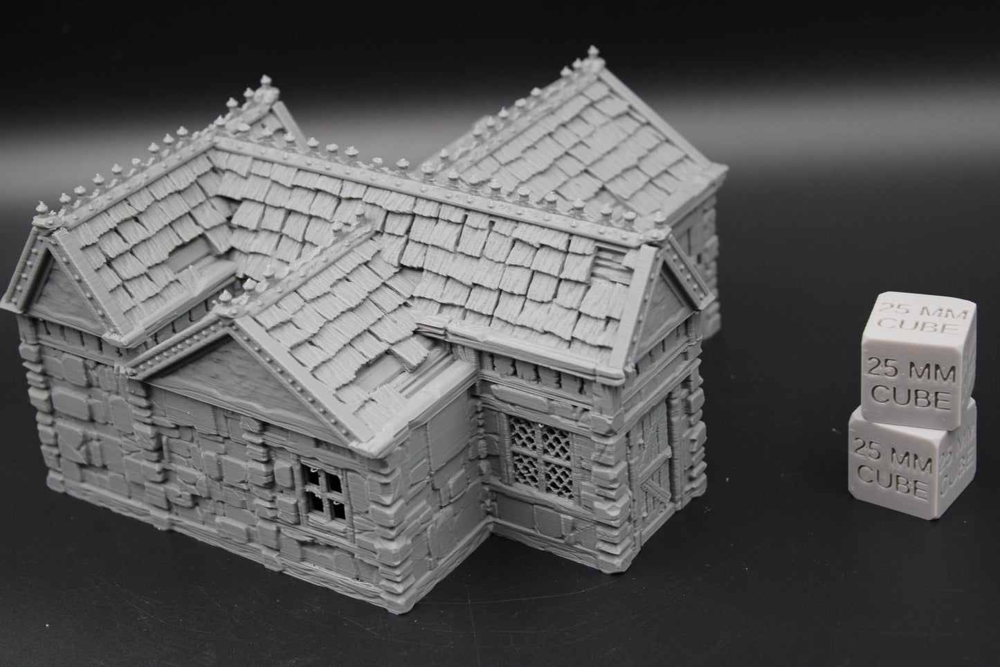 Tabletop Terrain Stone House 1of19 Town City Dnd RPG wargame skirmish 32mm